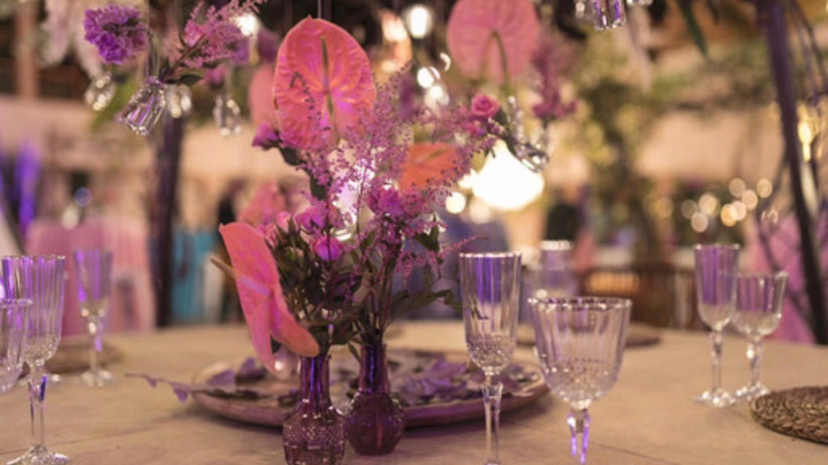 Cabana Flores Color Morado 1