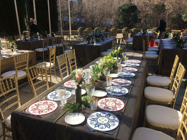 Decoracion Floral Para Master Chef En Granada Mesas