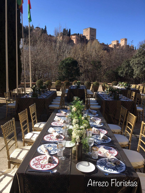 Decoracion Floral Para Master Chef En Granada Platos Y Flores