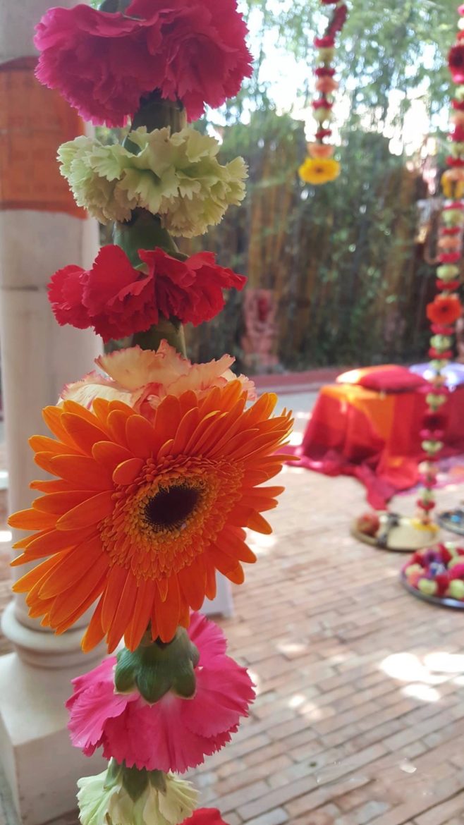 Flores estilo hindú clores
