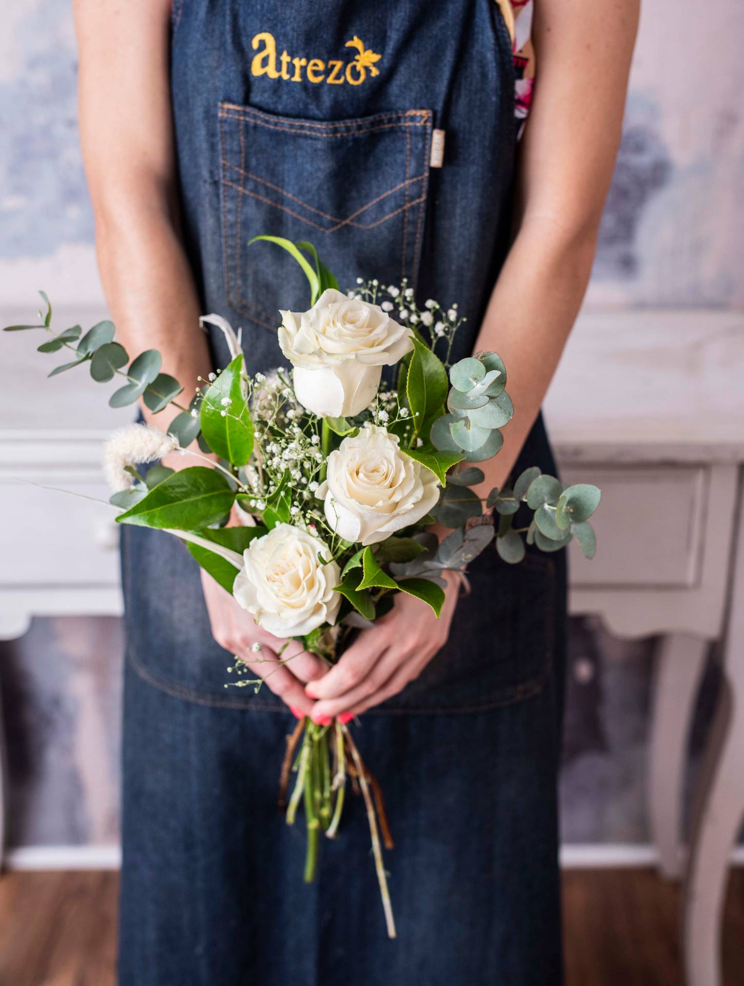 Comprar Ramo de 3 Rosas Blancas online